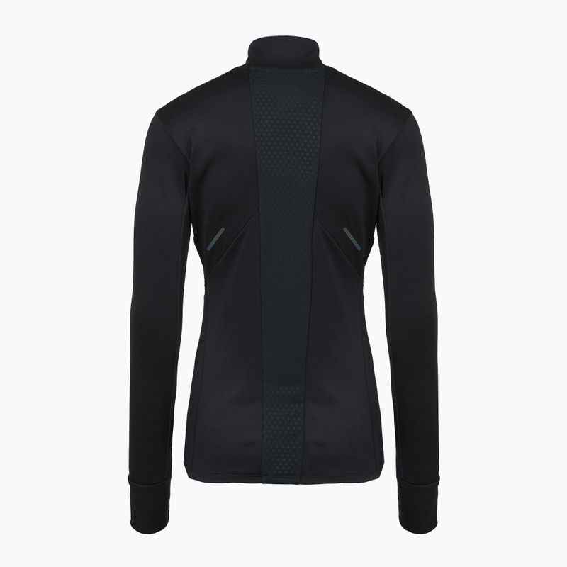 Bluza do biegania damska Mizuno Active Warm Half Zip black 2
