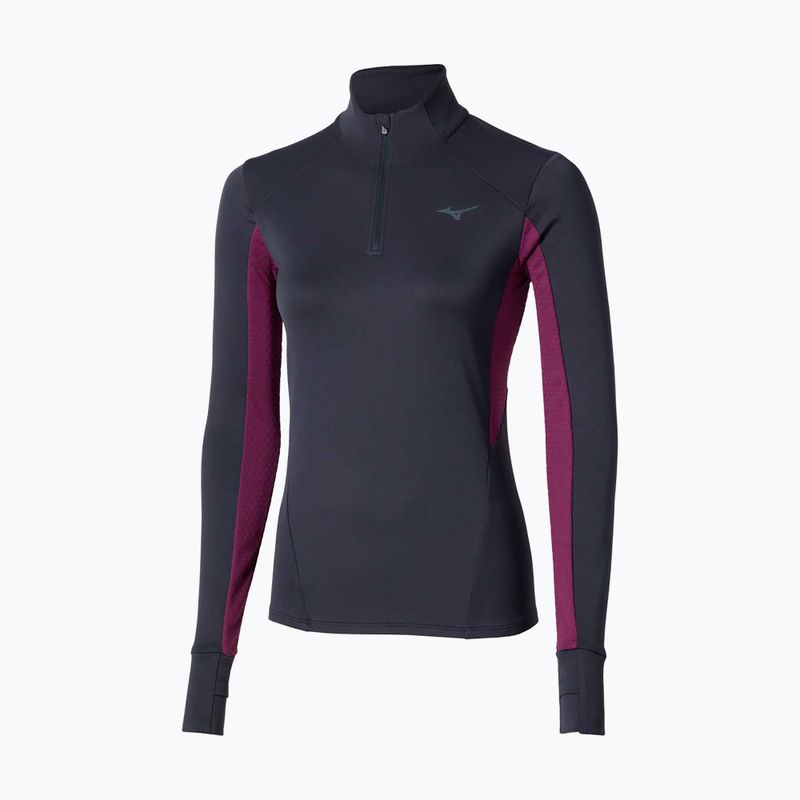 Bluza do biegania damska Mizuno Active Warm Half Zip baritone blue 5