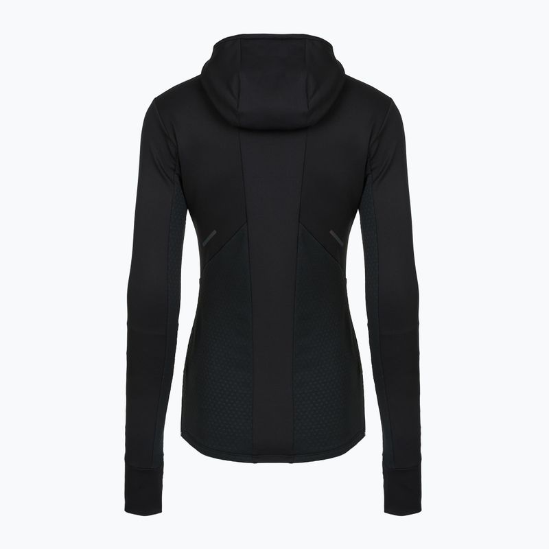 Bluza do biegania damska Mizuno Active Warm Hooded black 2