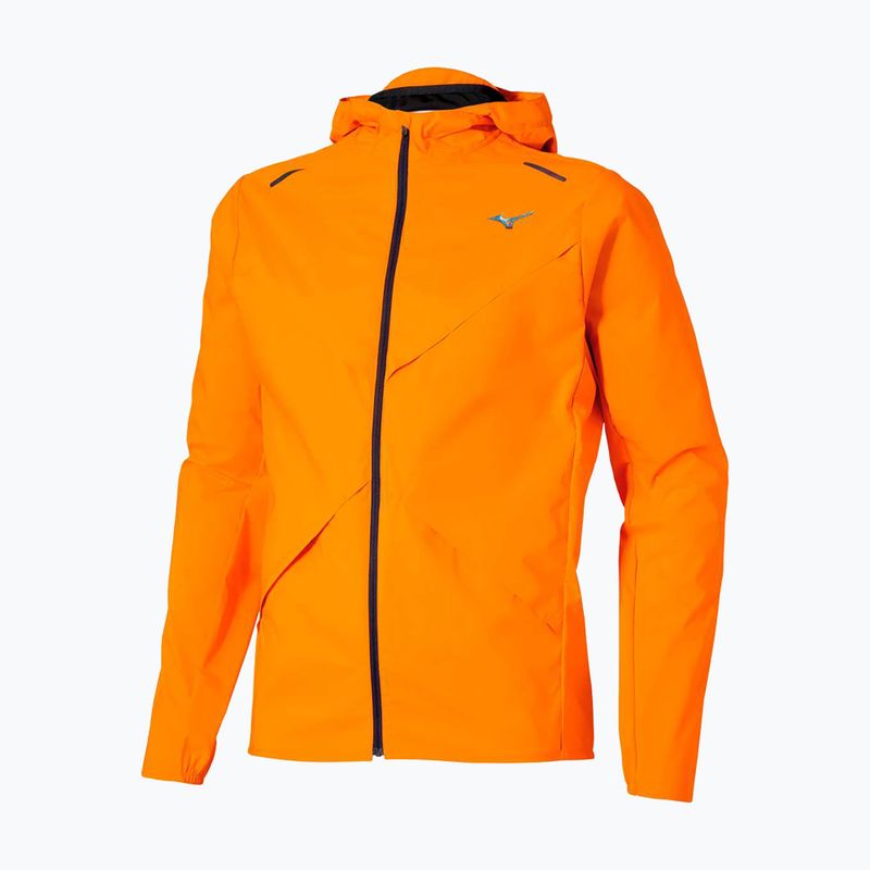 Kurtka do biegania męska Mizuno Tech Thermal Charge Hooded tangelo 5