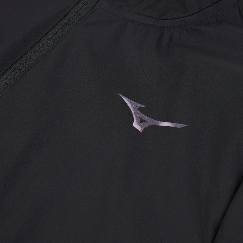 Kurtka do biegania damska Mizuno Tech Thermal Charge Hooded black 3