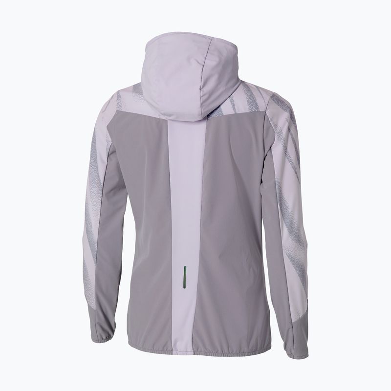 Kurtka do biegania damska Mizuno Active Alpha Hodded icelandic blue 2