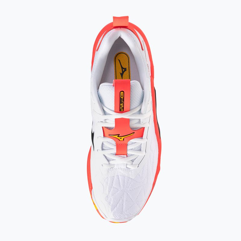 Buty do piłki ręcznej Mizuno Wave Stealth Neo 2 white/flery coral 2/citrus 5