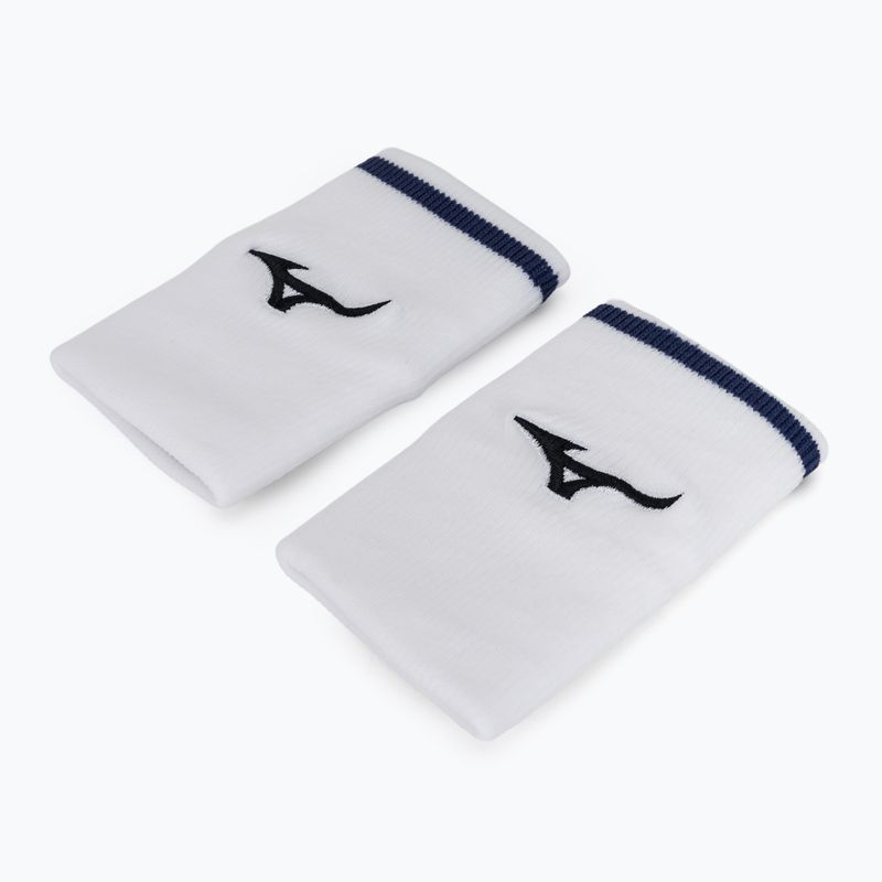 Frotka na nadgarstek Mizuno Wristband Long With Line 6P white/estate blue 2