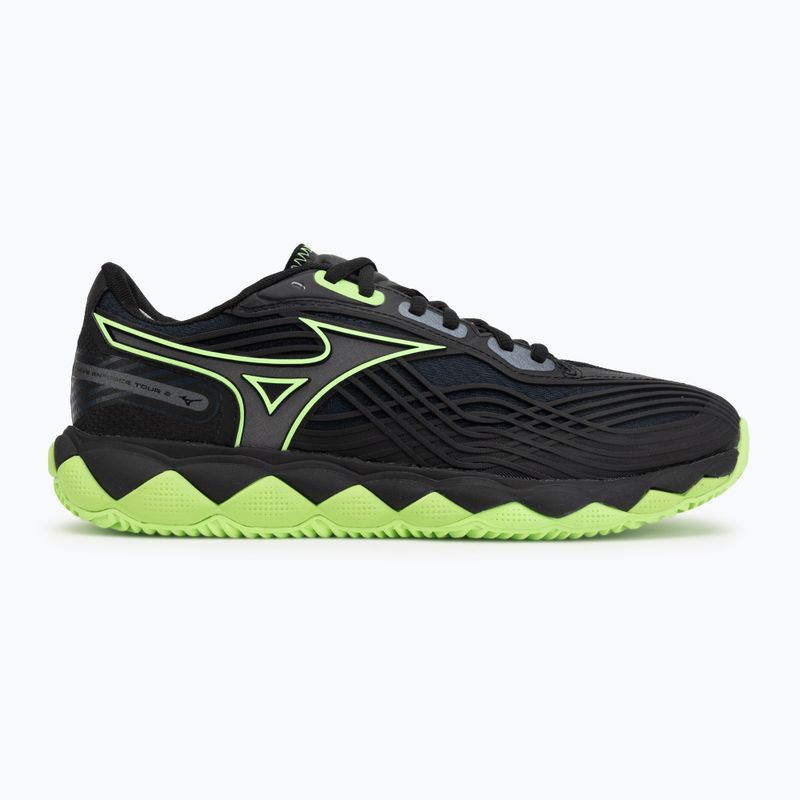 Buty do padla Mizuno Wave Enforce Tour 2 black/foliage green/glowing ap 2