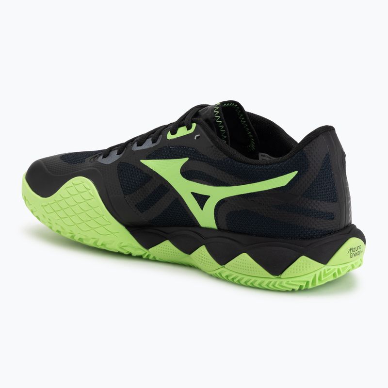 Buty do padla Mizuno Wave Enforce Tour 2 black/foliage green/glowing ap 3