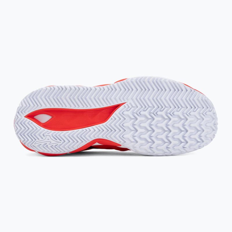 Buty do tenisa Mizuno Wave Enforce Tour 2 CC fiery red/white/sun-dried toma 4