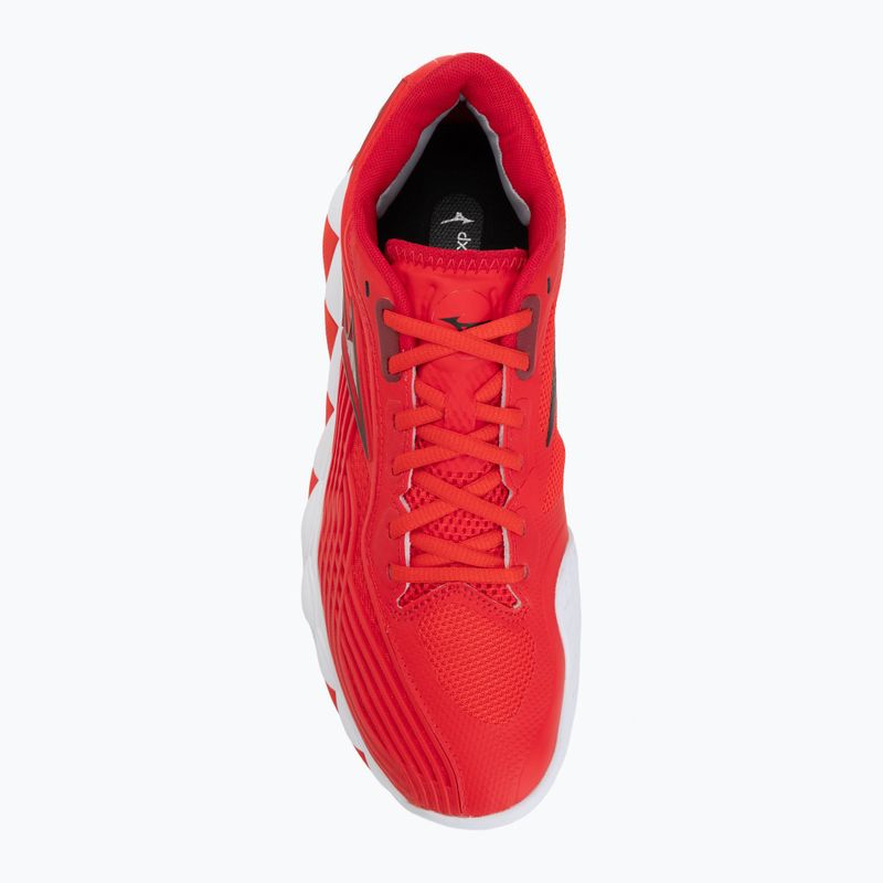 Buty do tenisa Mizuno Wave Enforce Tour 2 CC fiery red/white/sun-dried toma 5