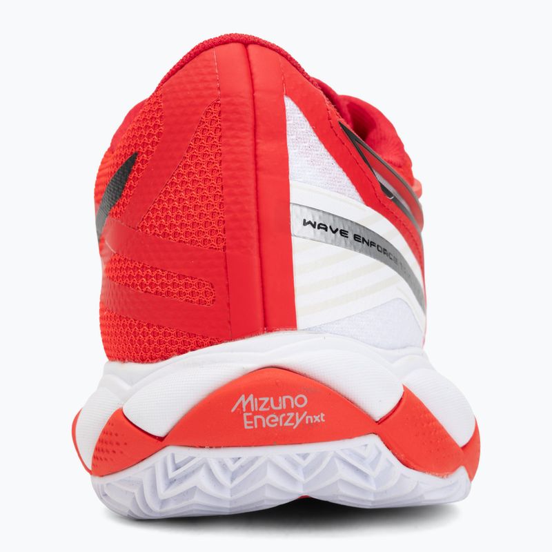 Buty do tenisa Mizuno Wave Enforce Tour 2 CC fiery red/white/sun-dried toma 6