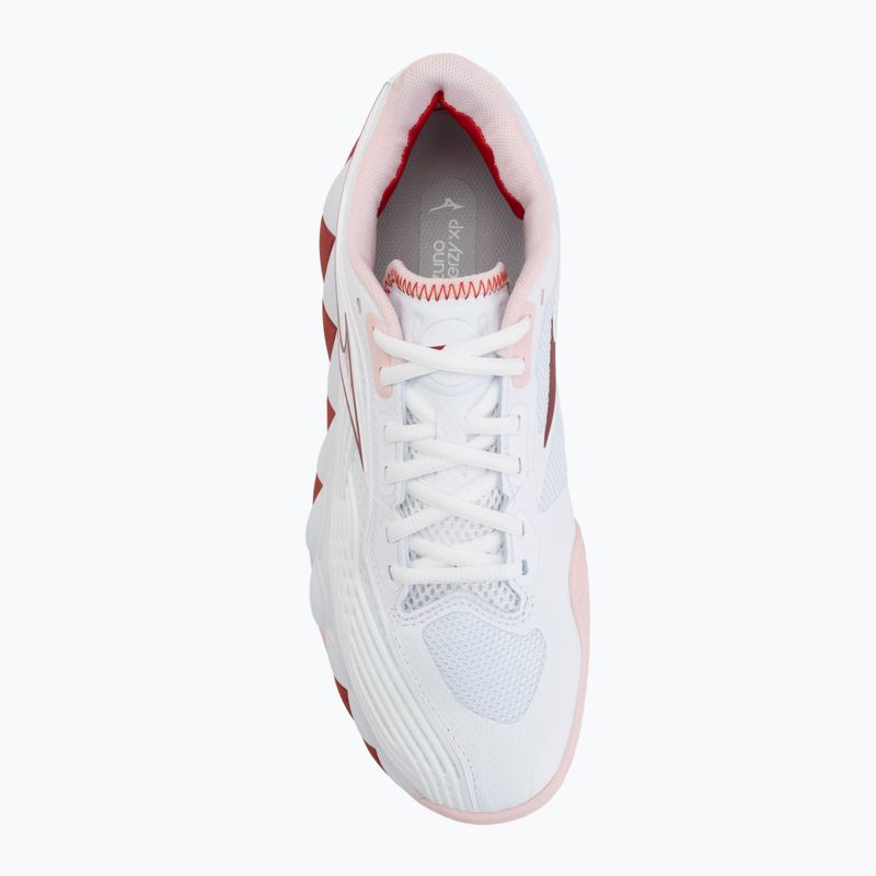 Buty do tenisa damskie Mizuno Wave Enforce Tour 2 CC white/pinkesque/barbados/cherr 5