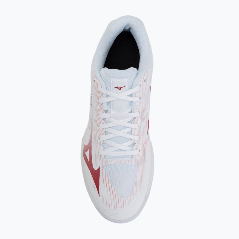 Buty do siatkówki damskie Mizuno Lightning Select white/rose elegance/lava falls 5