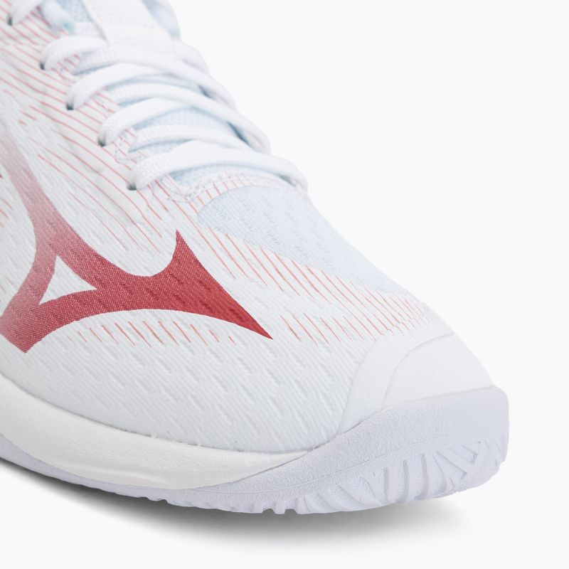 Buty do siatkówki damskie Mizuno Lightning Select white/rose elegance/lava falls 7