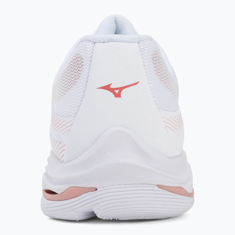 Buty do siatkówki damskie Mizuno Wave Lightning Pro white/rose elegance/lava falls 6