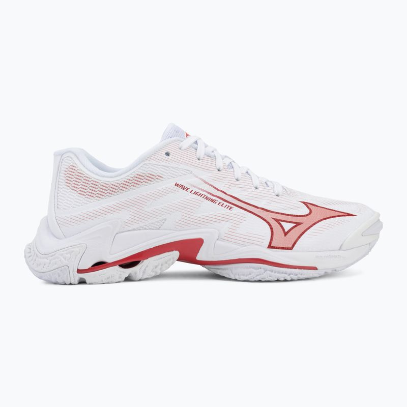 Buty do siatkówki damskie Mizuno Wave Lightning Elite white/rose elegance/lava falls 2