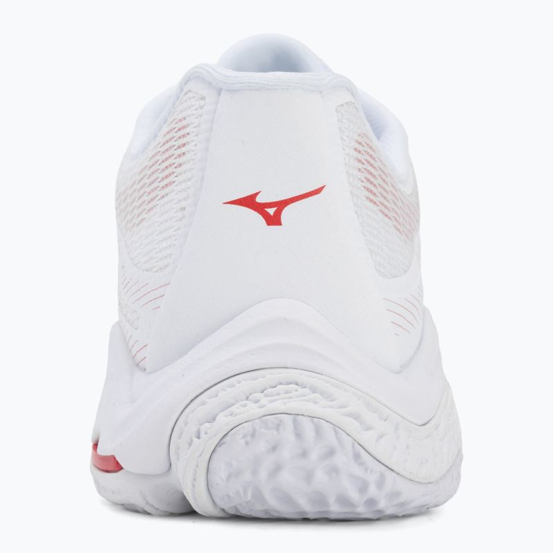 Buty do siatkówki damskie Mizuno Wave Lightning Elite white/rose elegance/lava falls 6