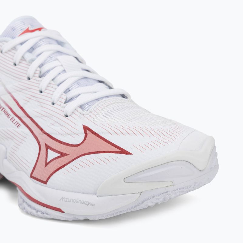 Buty do siatkówki damskie Mizuno Wave Lightning Elite white/rose elegance/lava falls 7