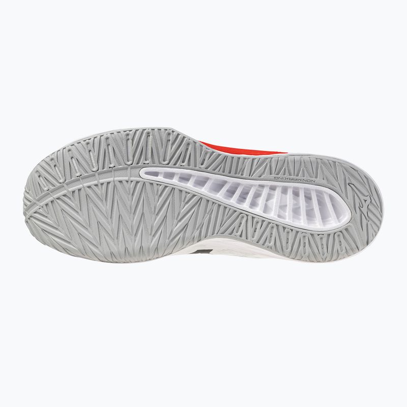 Buty do siatkówki Mizuno Lightning Select Mid white/black/fiery red 2
