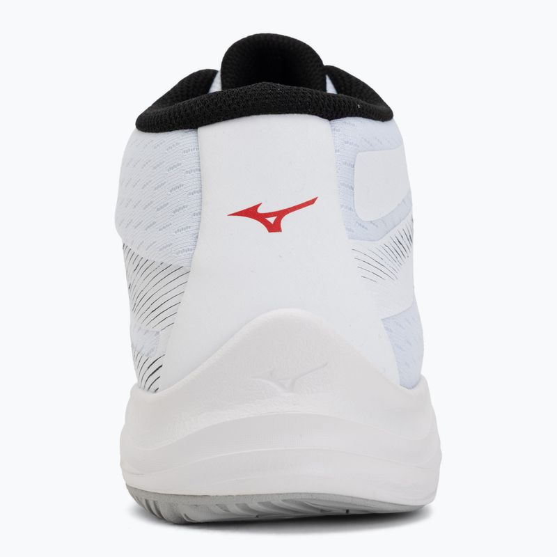 Buty do siatkówki Mizuno Lightning Select Mid white/black/fiery red 6