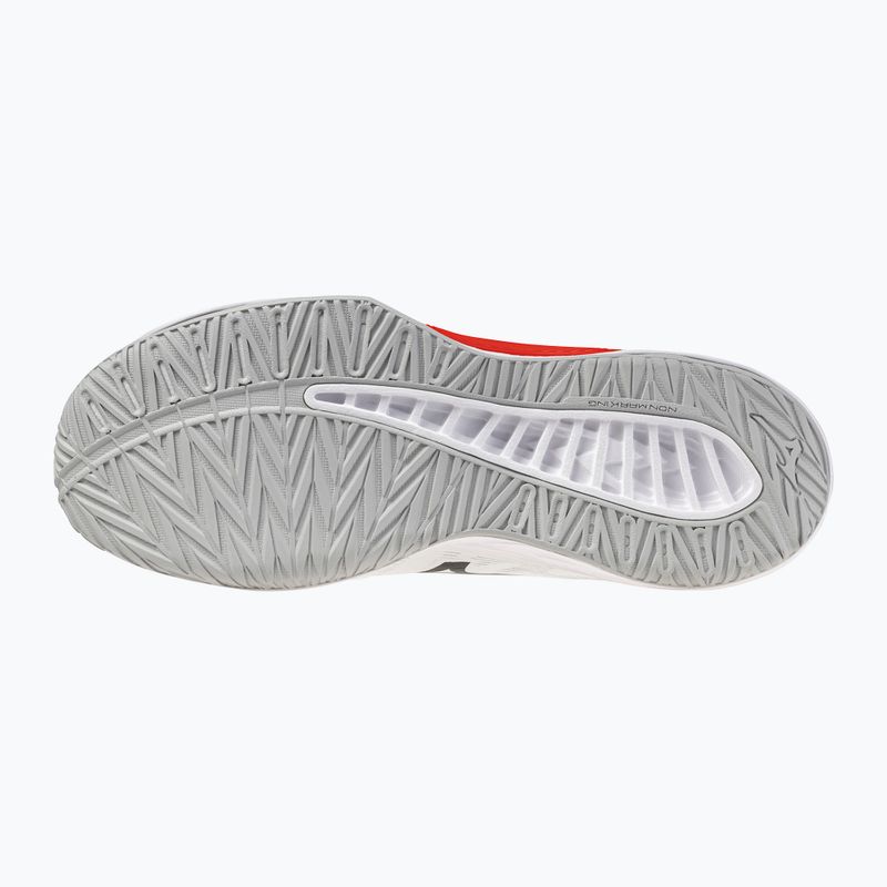 Buty do siatkówki Mizuno Lightning Select white/black/fiery red 2