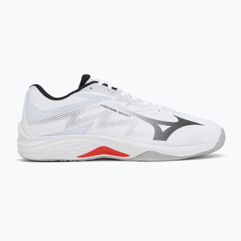 Buty do siatkówki Mizuno Lightning Select white/black/fiery red 2