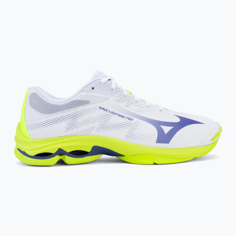 Buty do siatkówki Mizuno Wave Lightning Pro white/lighting yellow/dazzling blue 2