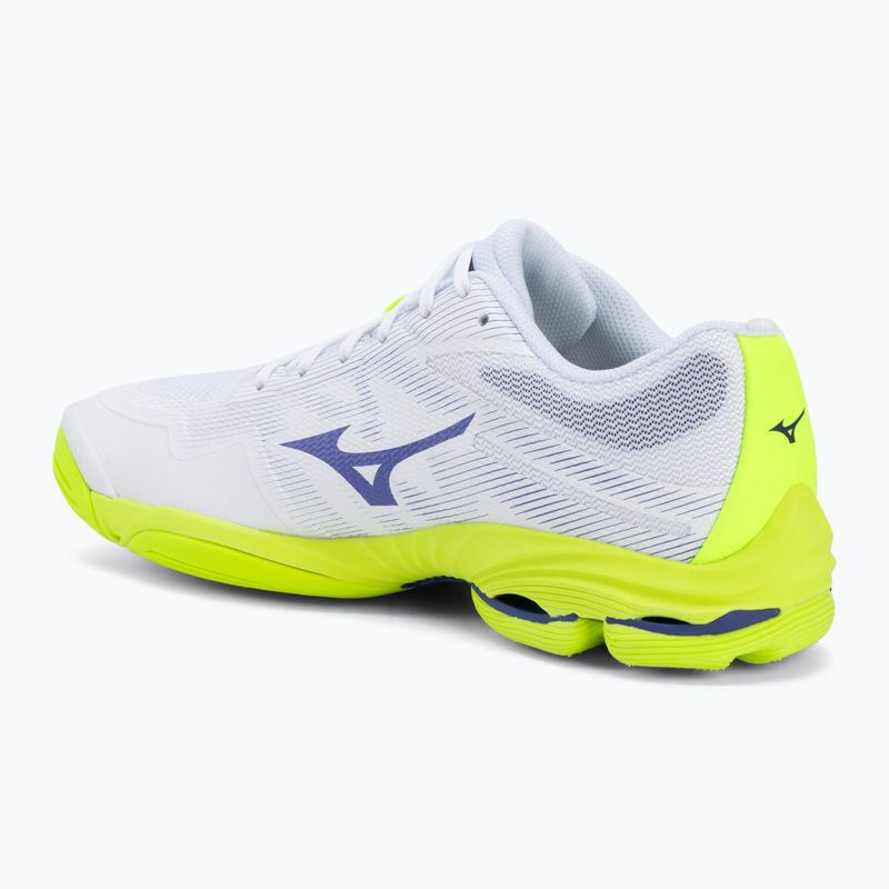 Buty do siatkówki Mizuno Wave Lightning Pro white/lighting yellow/dazzling blue 3