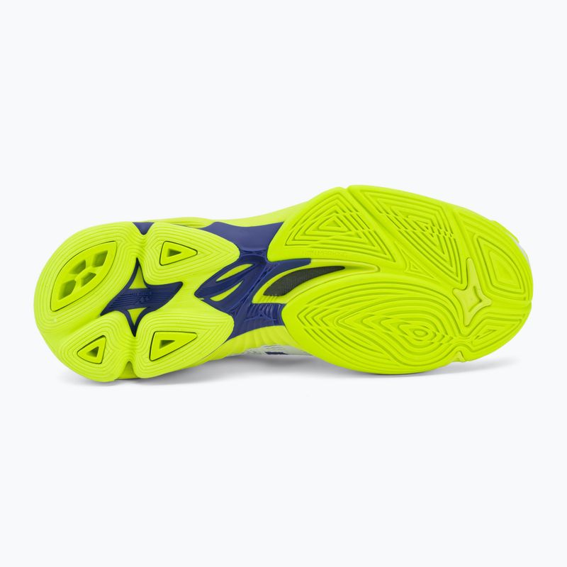 Buty do siatkówki Mizuno Wave Lightning Pro white/lighting yellow/dazzling blue 4