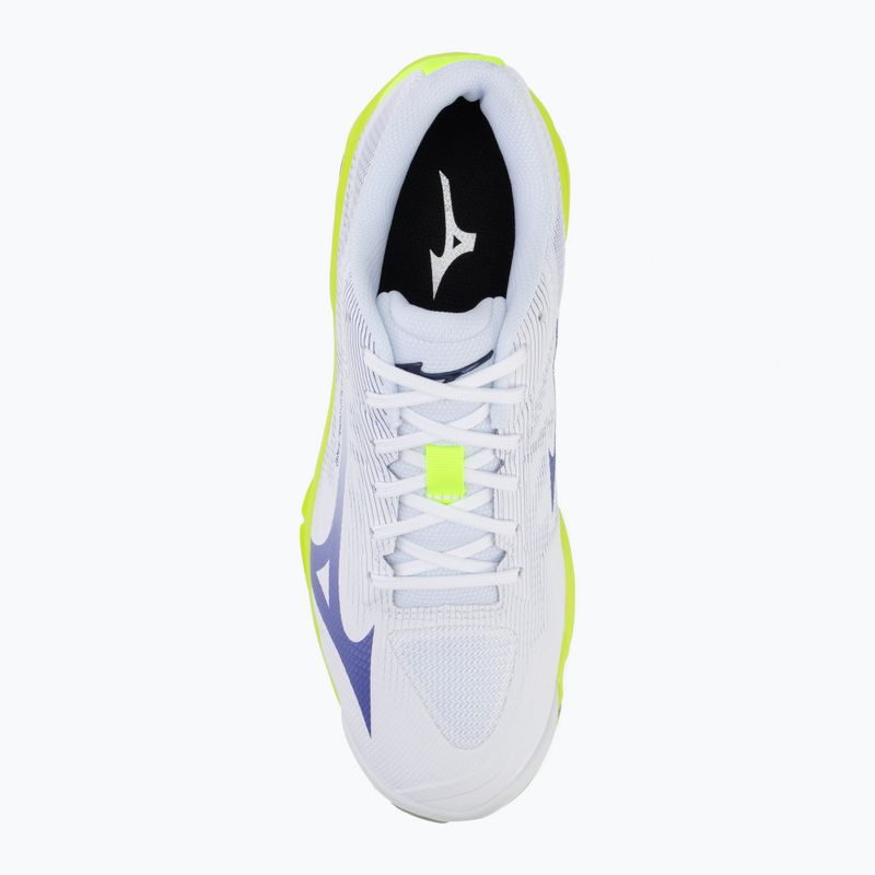 Buty do siatkówki Mizuno Wave Lightning Pro white/lighting yellow/dazzling blue 5
