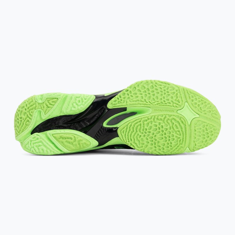 Buty do siatkówki Mizuno Wave Lightning Elite Mid black/glowing apple/mandarin orange 4