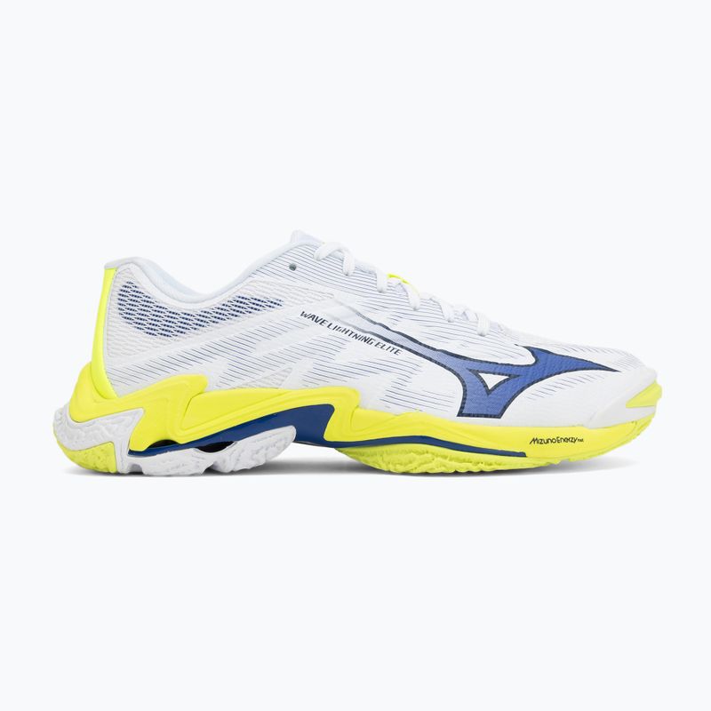 Buty do siatkówki Mizuno Wave Lightning Elite white/lighting yellow/dazzling blue 2