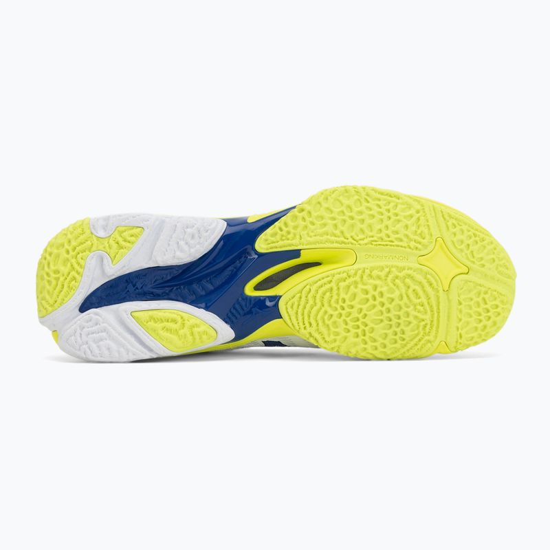 Buty do siatkówki Mizuno Wave Lightning Elite white/lighting yellow/dazzling blue 4