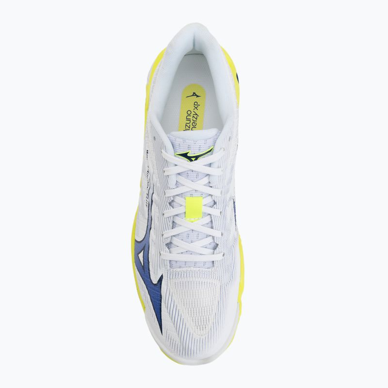 Buty do siatkówki Mizuno Wave Lightning Elite white/lighting yellow/dazzling blue 5