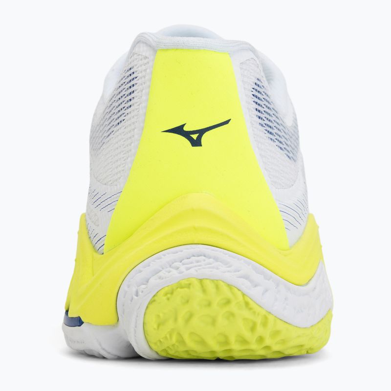 Buty do siatkówki Mizuno Wave Lightning Elite white/lighting yellow/dazzling blue 6
