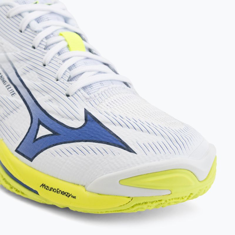 Buty do siatkówki Mizuno Wave Lightning Elite white/lighting yellow/dazzling blue 7