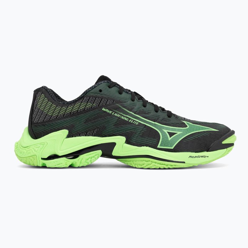 Buty do siatkówki Mizuno Wave Lightning Elite black/glowing apple/mandarin orange 2