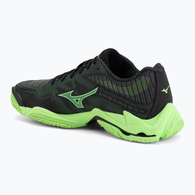 Buty do siatkówki Mizuno Wave Lightning Elite black/glowing apple/mandarin orange 3