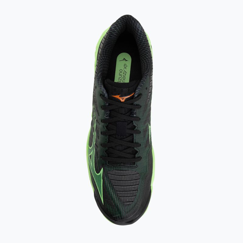 Buty do siatkówki Mizuno Wave Lightning Elite black/glowing apple/mandarin orange 5
