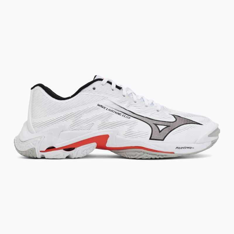Buty do siatkówki Mizuno Wave Lightning Elite white/black/fiery red 2