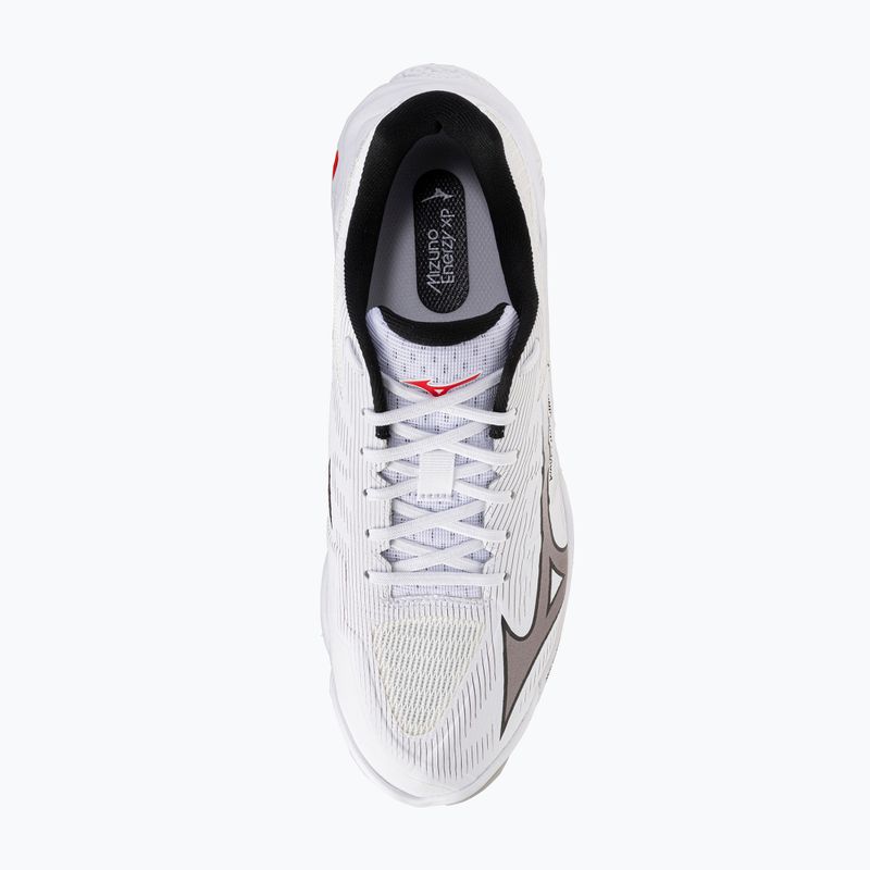 Buty do siatkówki Mizuno Wave Lightning Elite white/black/fiery red 5