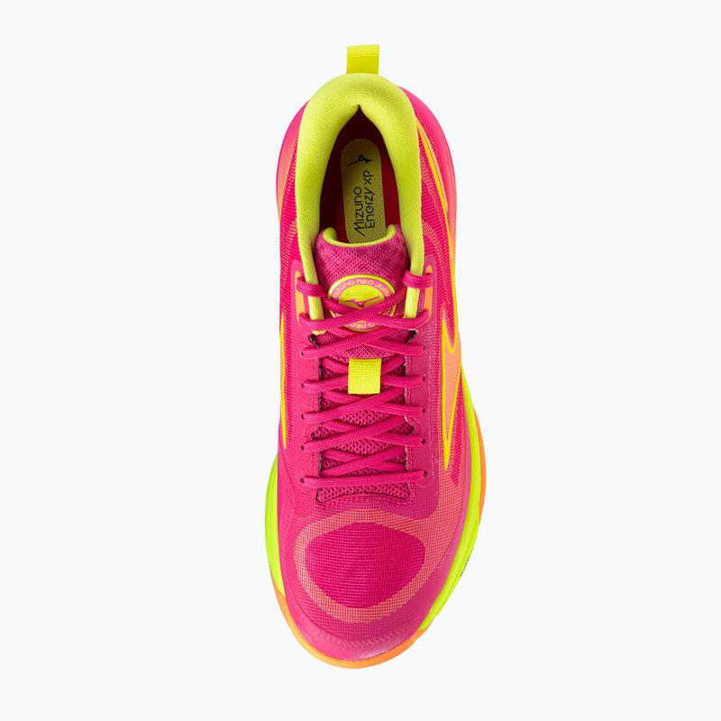 Buty do siatkówki Mizuno Neo Jump pink tetra/fortune yellow/light 4