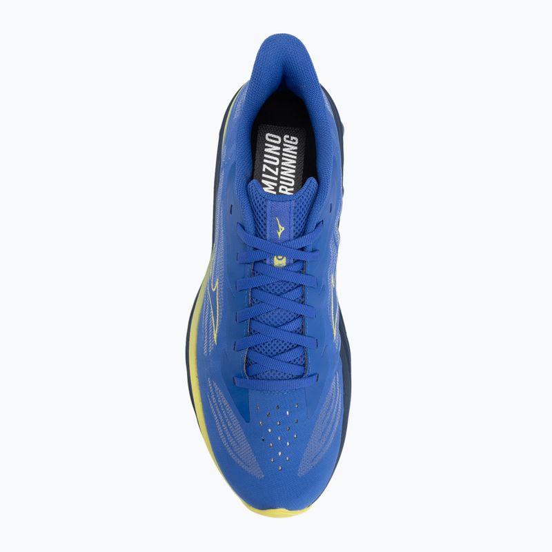 Buty do biegania męskie Mizuno Wave Skyrise 7 dazzling blue/fortune yellow/estate blue 5