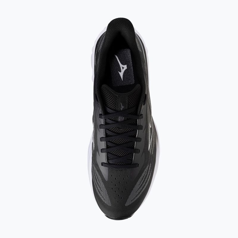 Buty do biegania męskie Mizuno Wave Skyrise 7 black/white/iron gate 4