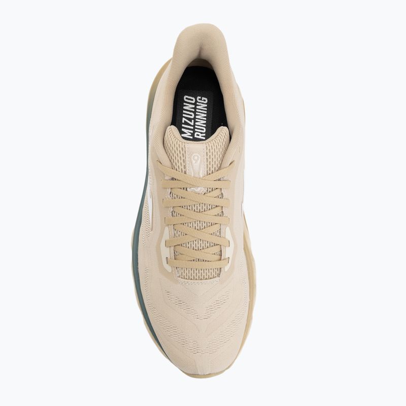 Buty do biegania męskie Mizuno Wave Horizon 9 pale khaki/white/curds&whey 5