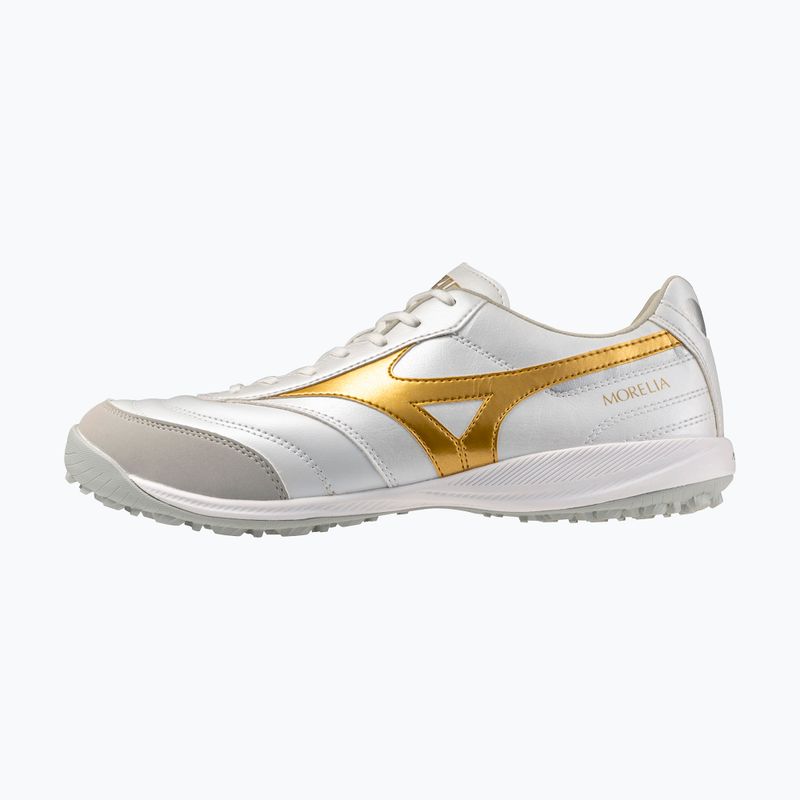 Buty piłkarskie Mizuno Morelia Sala Pro TF white/football gold/galaxy silver 2