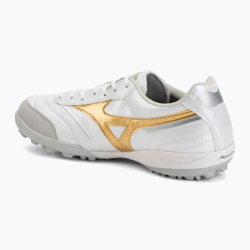 Buty piłkarskie Mizuno Morelia Sala Pro TF white/football gold/galaxy silver 3