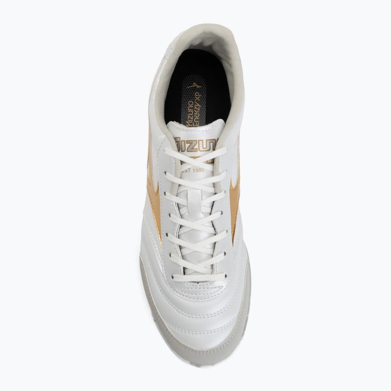 Buty piłkarskie Mizuno Morelia Sala Pro TF white/football gold/galaxy silver 5