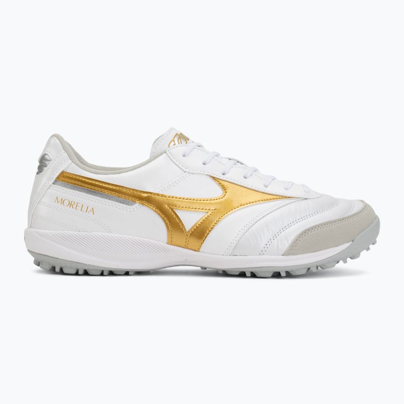 Buty piłkarskie Mizuno Morelia Sala Elite TF white/football gold/galaxy silver 2