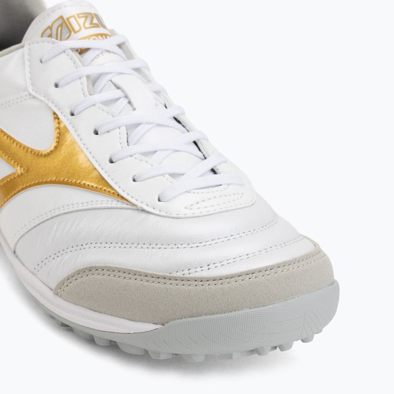 Buty piłkarskie Mizuno Morelia Sala Elite TF white/football gold/galaxy silver 7
