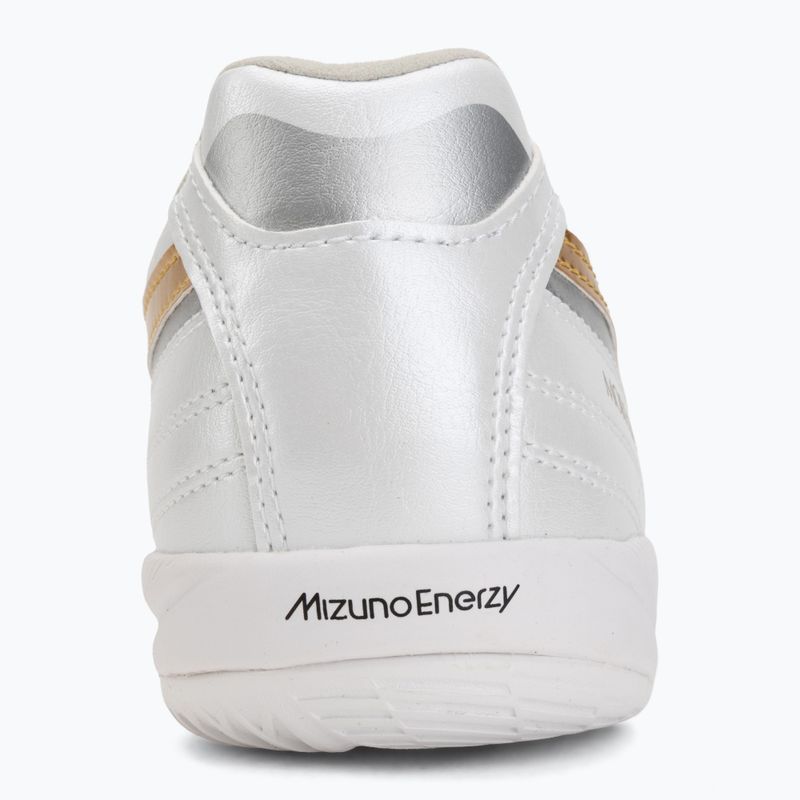 Buty piłkarskie Mizuno Morelia Sala Pro IN white/football gold/galaxy sil 6