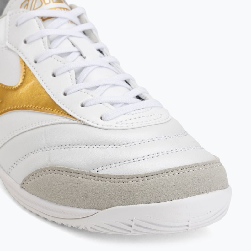 Buty piłkarskie Mizuno Morelia Sala Elite IN white/football gold/galaxy sil 7